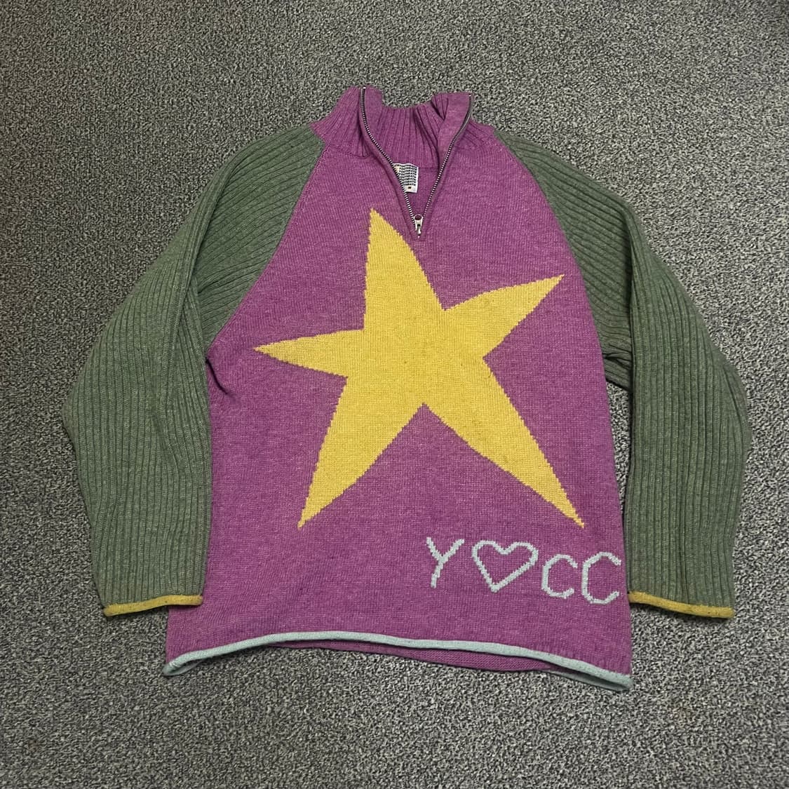 유쓰배쓰 STAR ZIP UP ANORAK KNIT 상품이미지1
