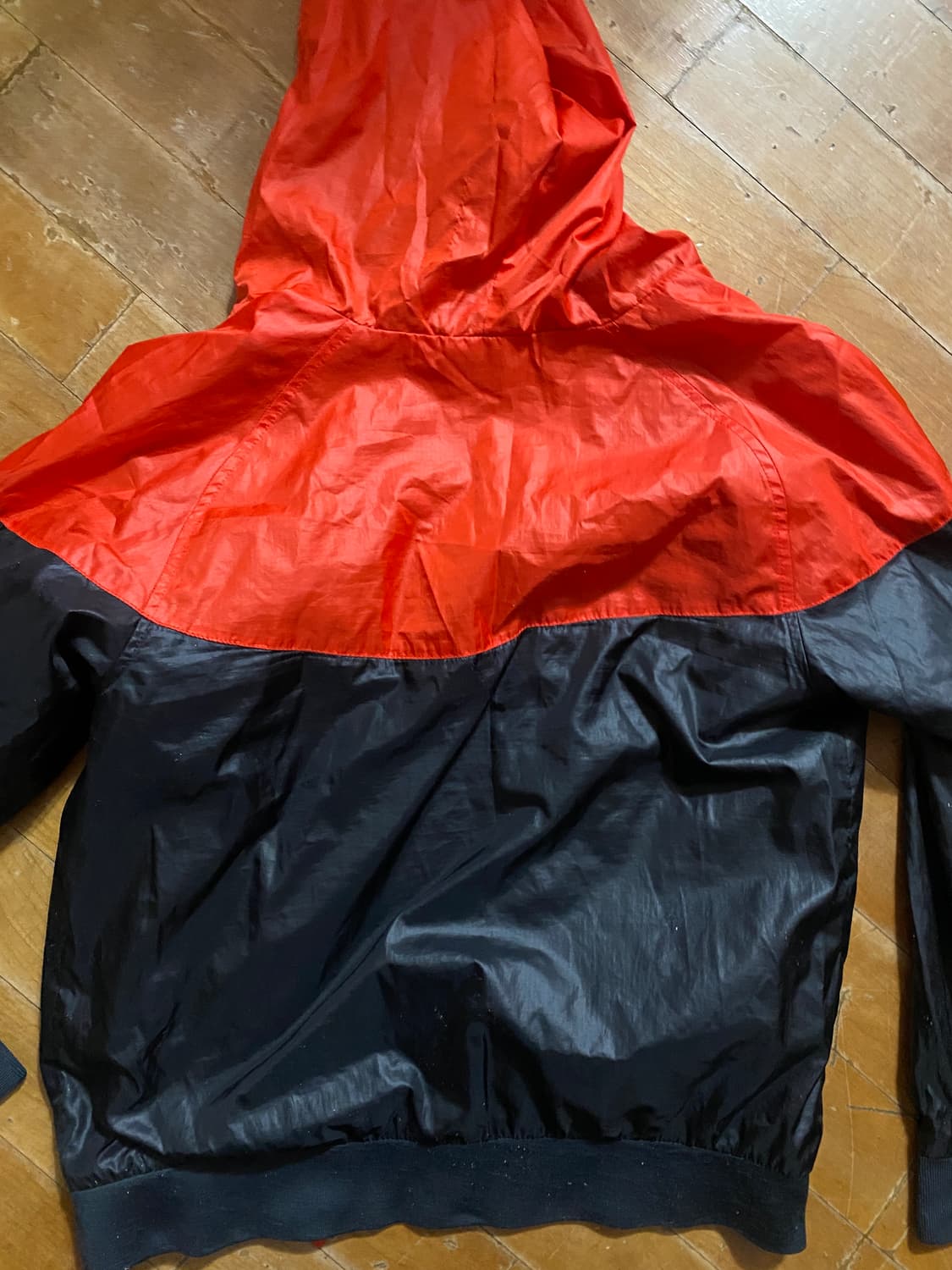 나이키 여성 오렌지/블랙 바람막이 L 상품이미지6