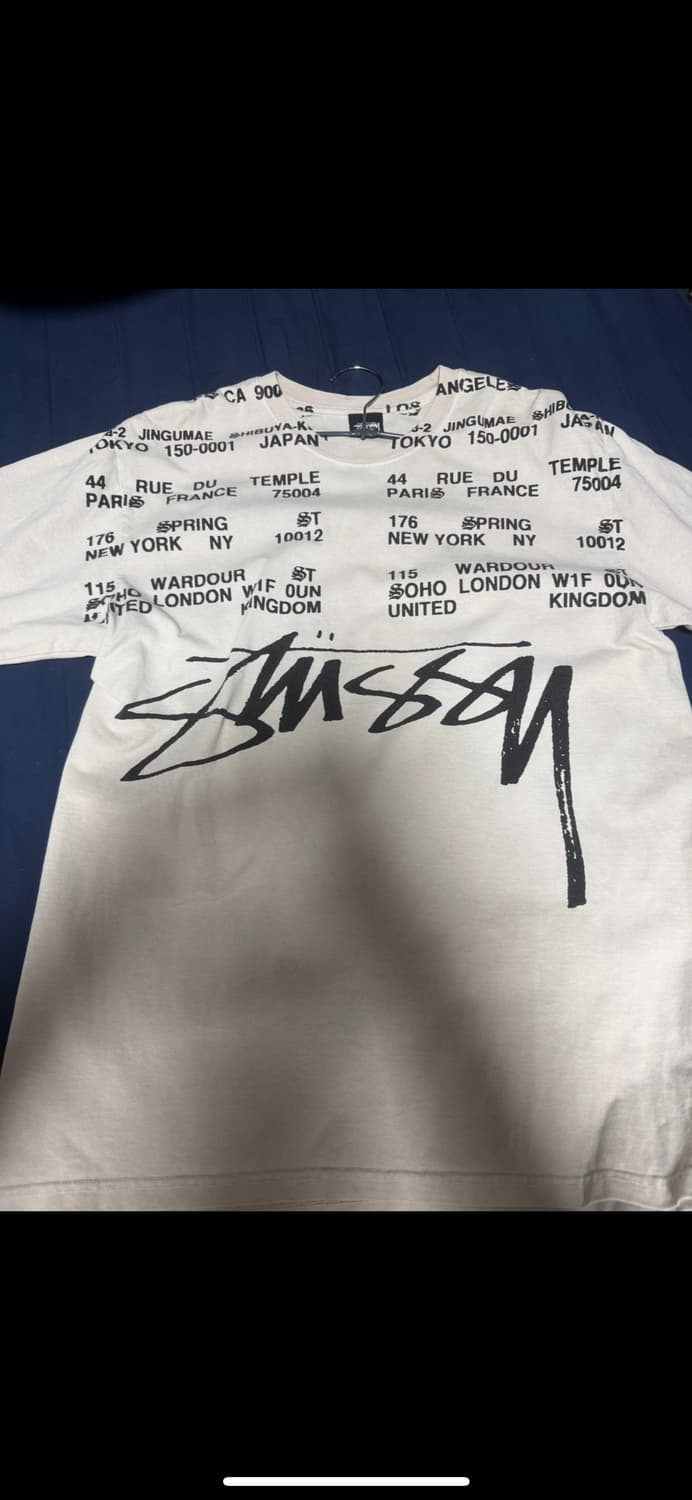 스투시 매장 구매 반팔티 상품이미지1