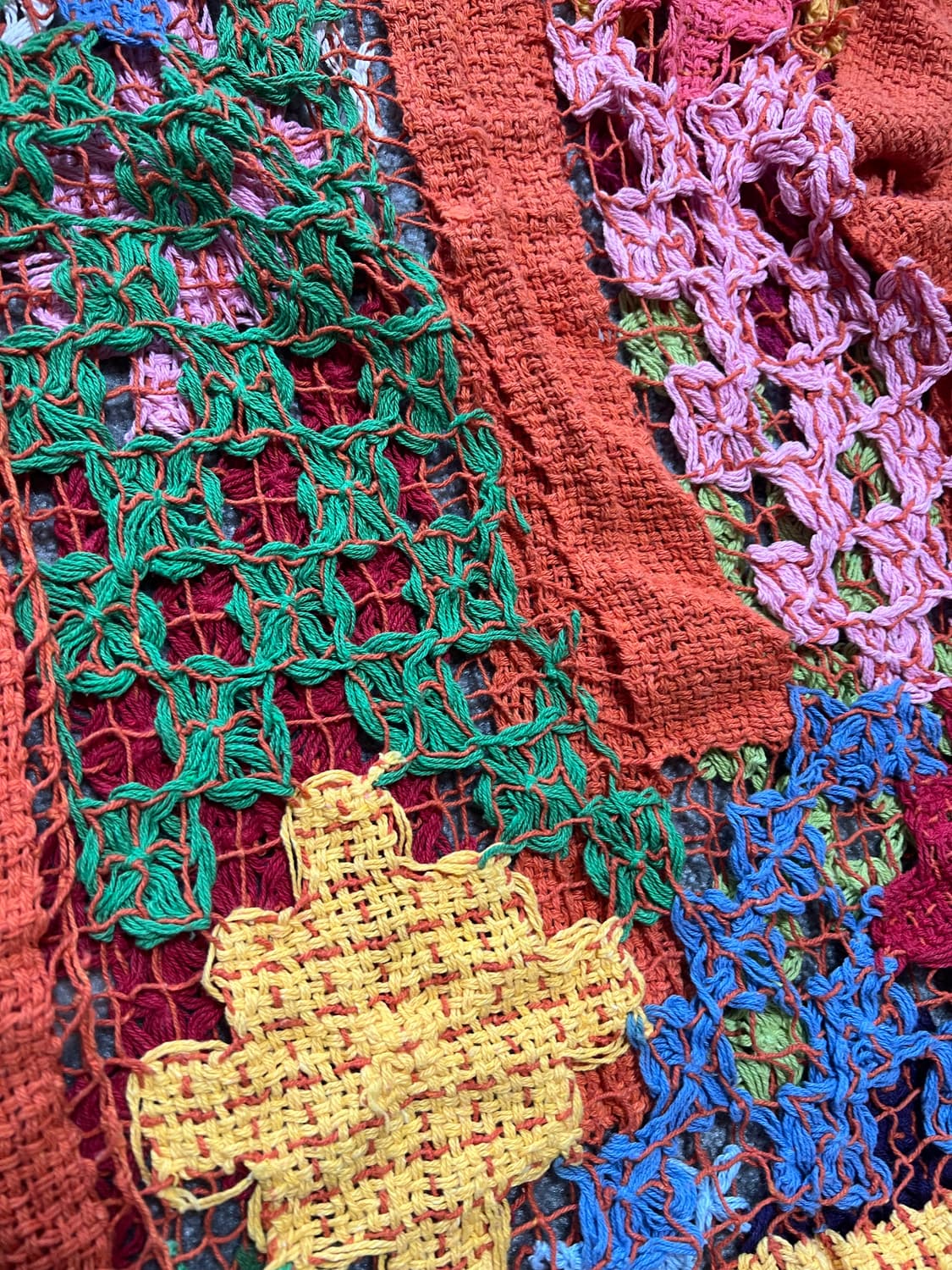 vintage crochet muffler 상품이미지2