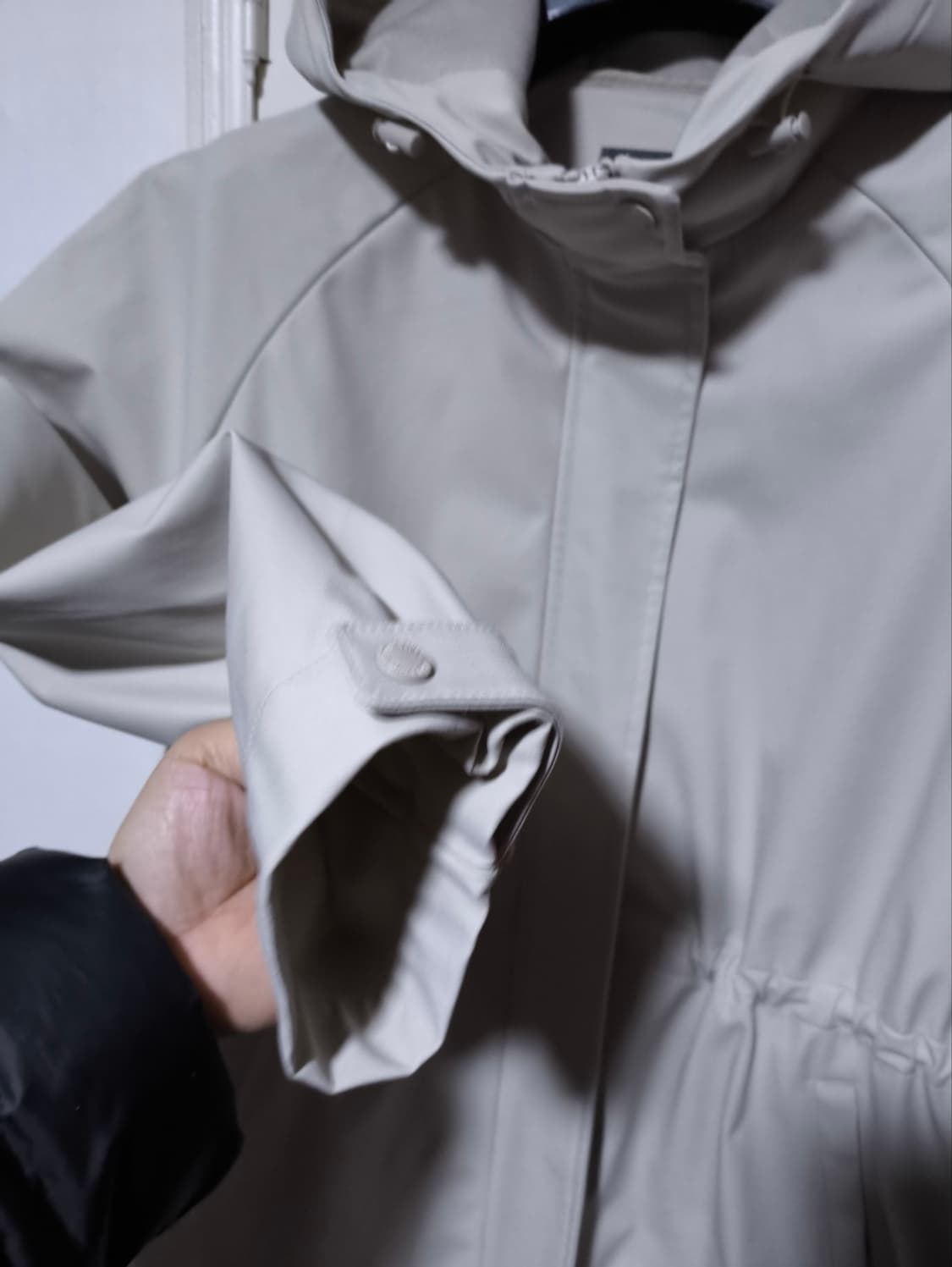 XL 에디바우어 허리 밴딩 라인 후드 자켓 상품이미지4