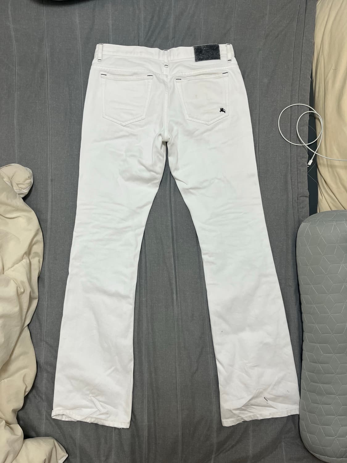 버버리 블랙 라벨 부츠컷 팬츠 상품이미지2