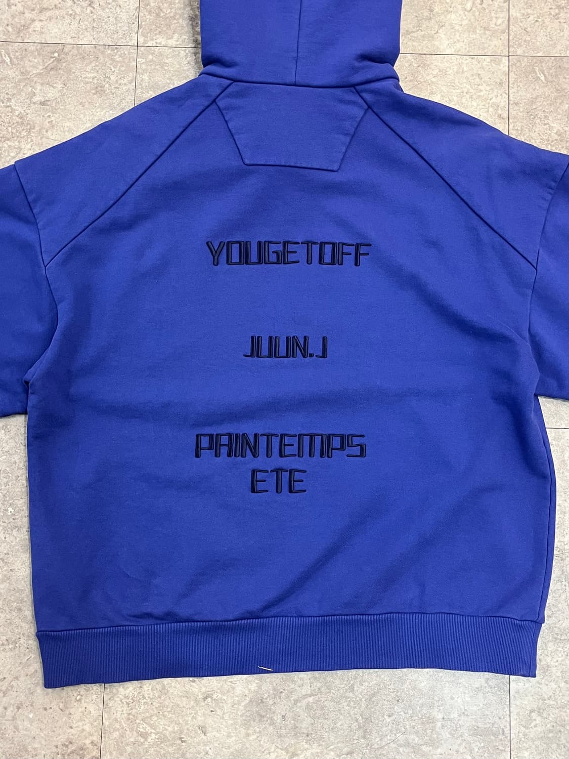 준지 juun.j 22 fw 후드티 블루 S #csz2679 상품이미지8