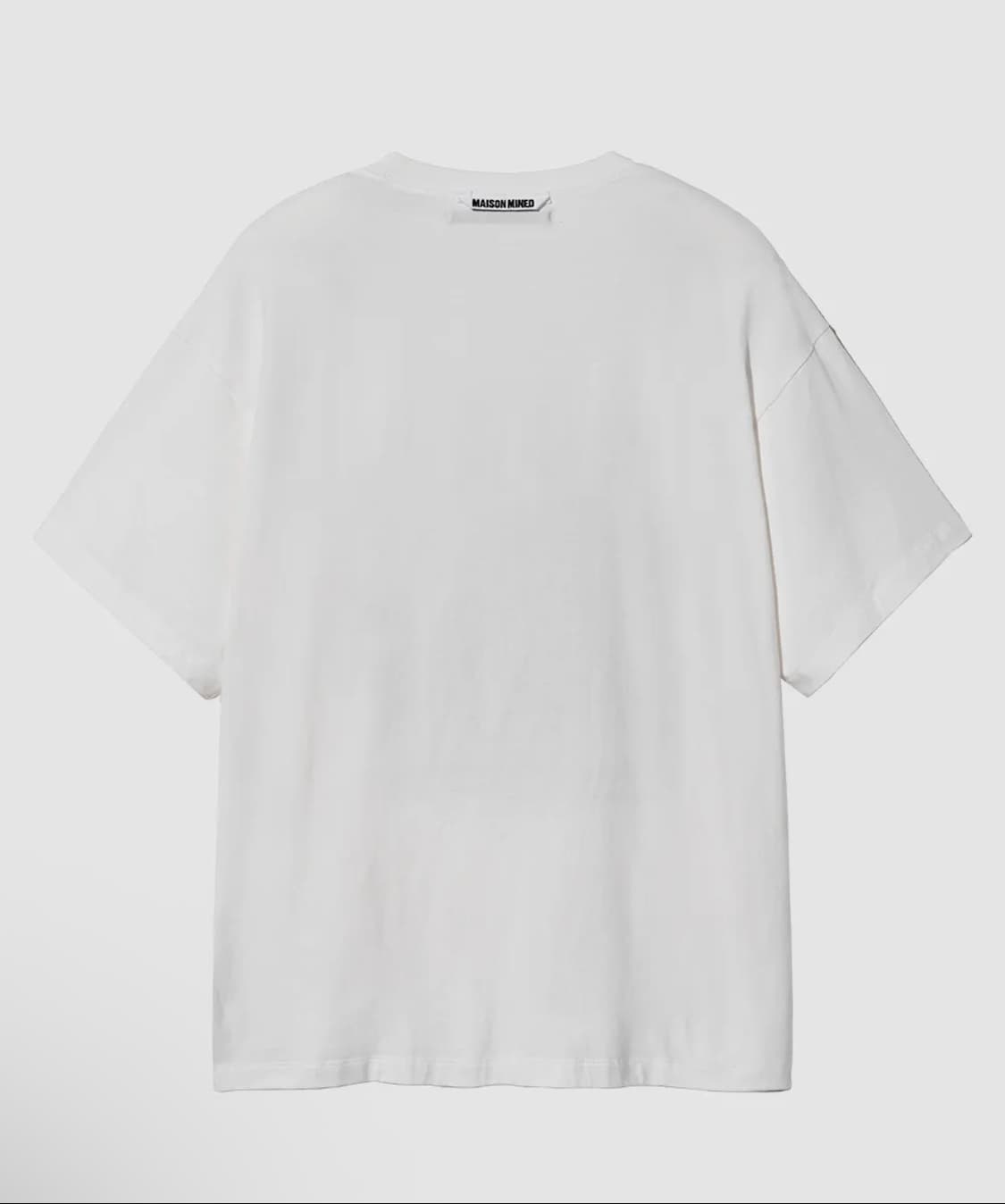 메종미네드 OCTAVE HALF T WHITE 반팔 티셔츠 L 상품이미지3