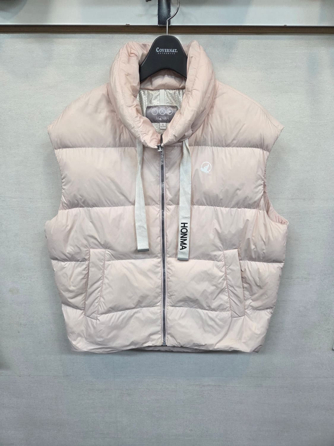혼마 골프 여성 패딩조끼 딸기우유 핑크 s 상품이미지1