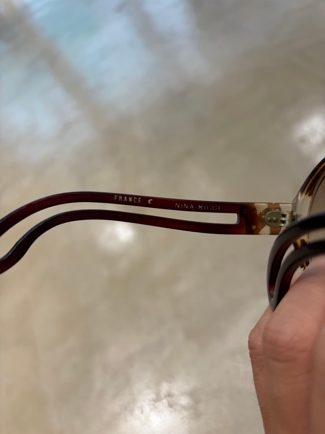 70s NINA RICCI  Butterfly Sunglasses 상품이미지7
