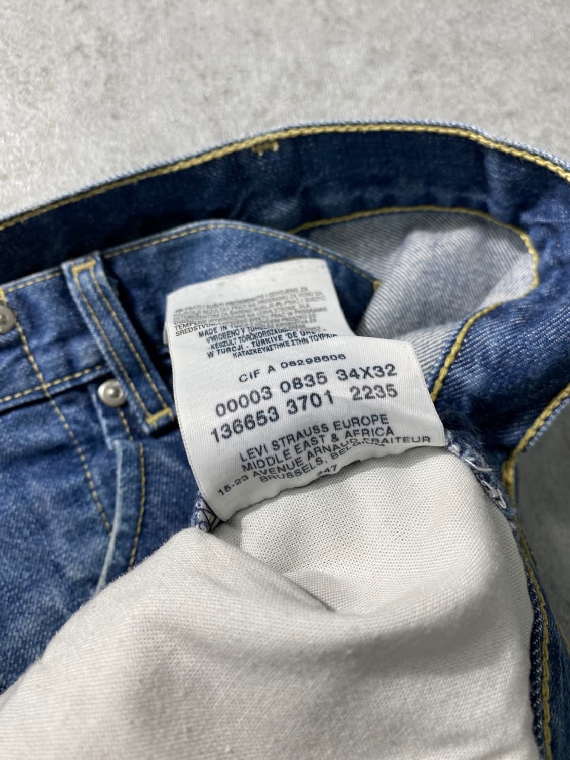[34] 00s Levi's 리바이스 엔지니어드진 루즈핏 데님팬츠 상품이미지7