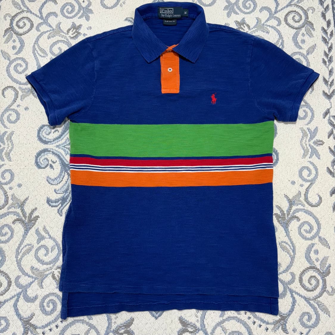 Polo Ralph Lauren 커스텀 핏 스트라이프 폴로 / 남성 M 상품이미지1