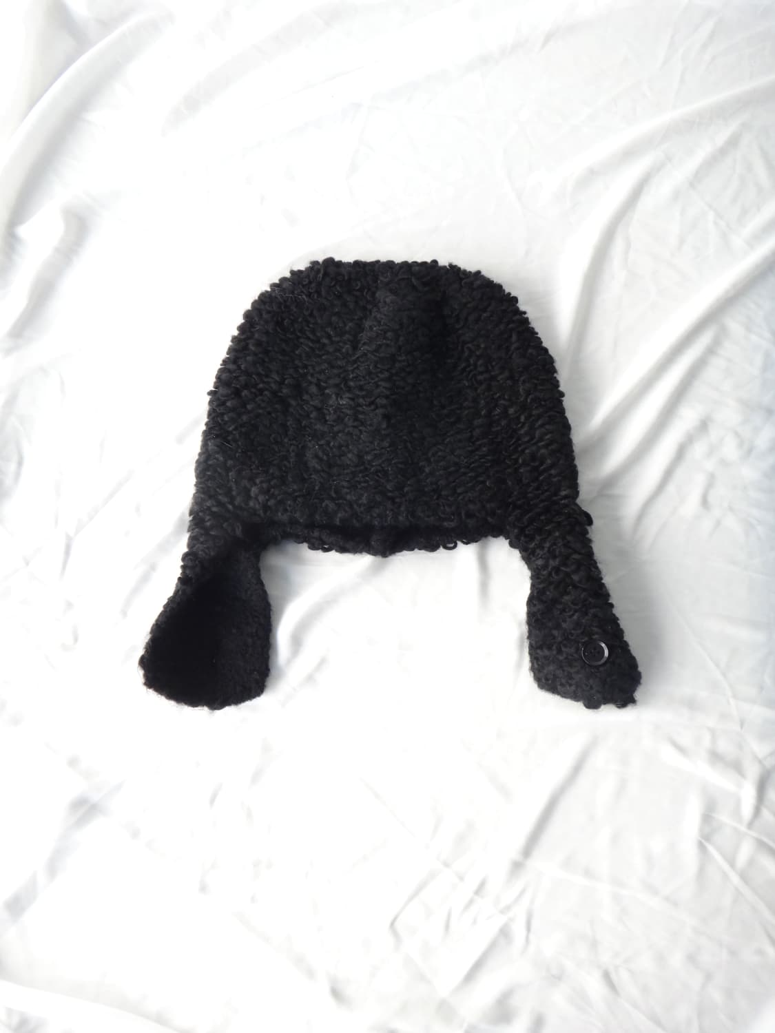 Earflap boucle beanie 상품이미지4