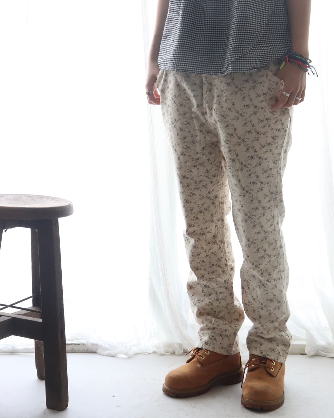 [Kapital] Floral Cotton Sarouel Pants 상품이미지5
