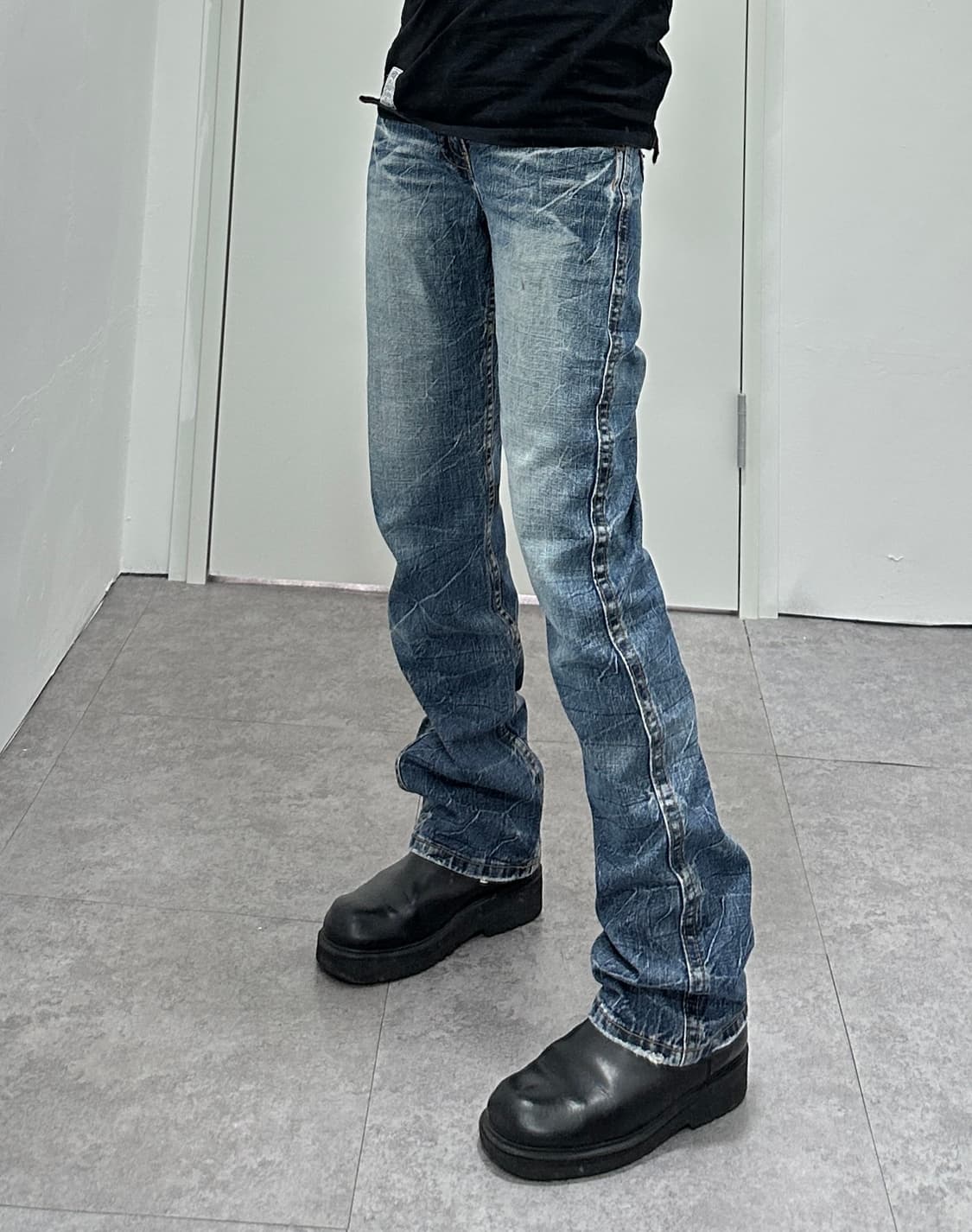 CLEF DE SOL washing denim pants 상품이미지3