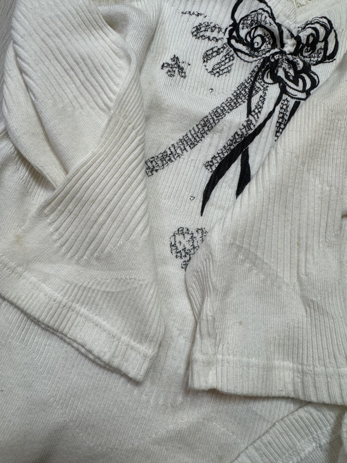 printing lace knit 상품이미지8