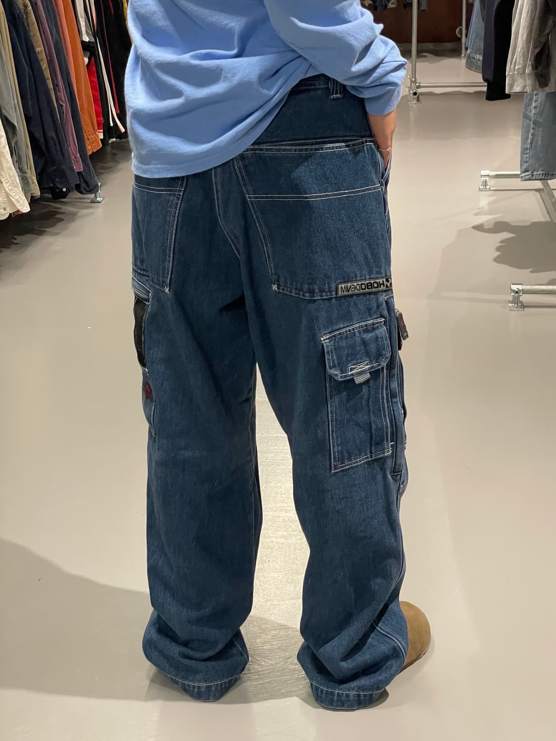 빈티지 힙합 데님 팬츠   상품이미지3