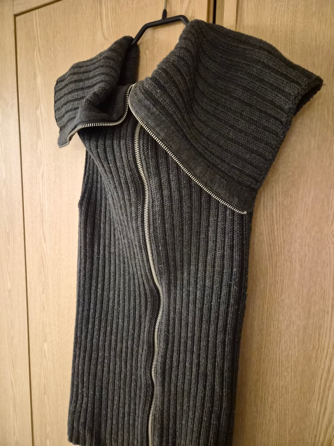 롱지퍼 니트베스트 상품이미지2