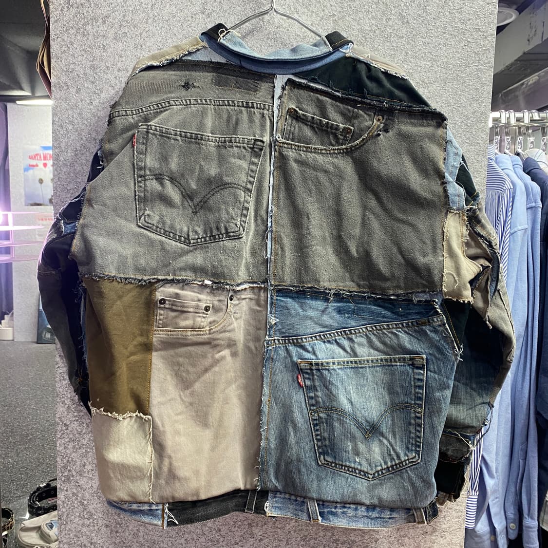 리바이스 리메이크 패치워크 데님 자켓 B3902 상품이미지4