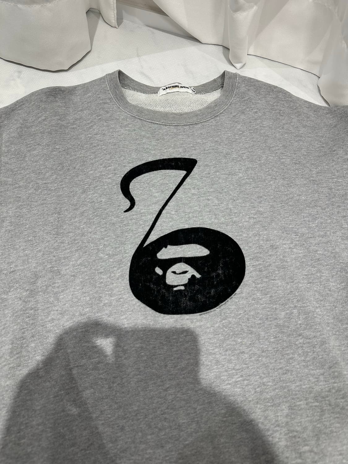 베이프 뮤직노트 스웻셔츠 L 사이즈 상품이미지2