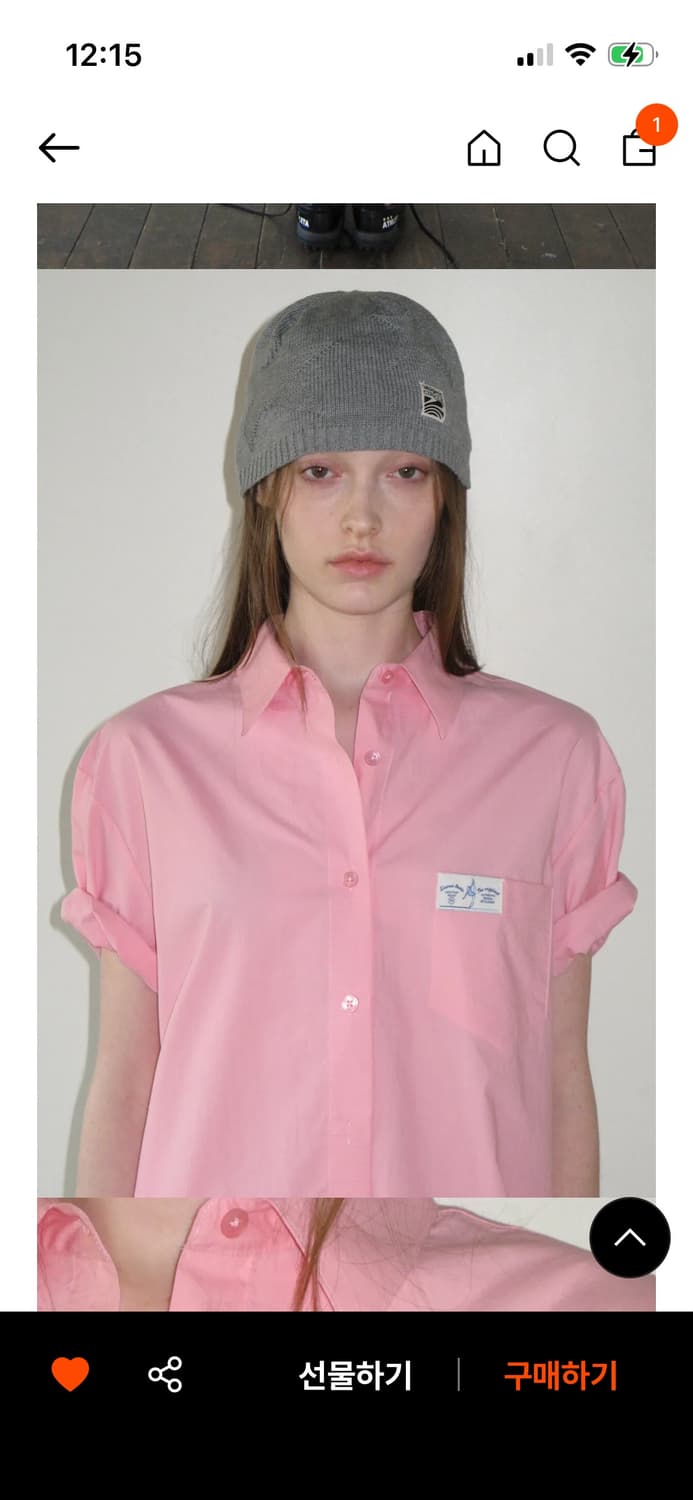 시눈 반팔 셔츠 핑크 상품이미지4