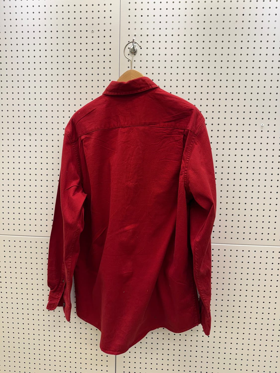 칼하트 투포켓 레드 워크셔츠 U1270 상품이미지3