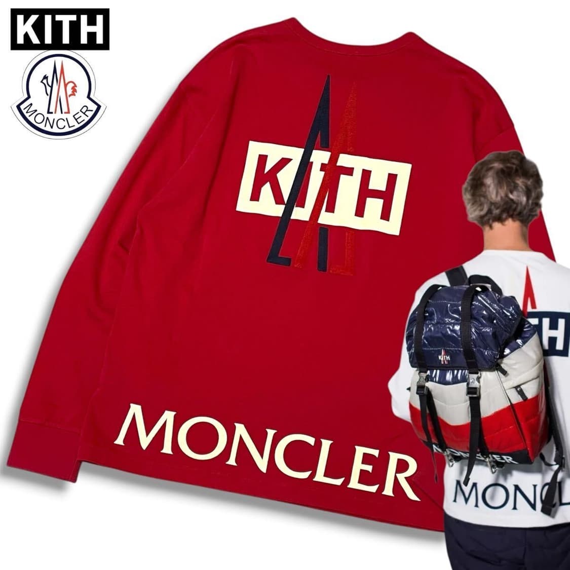 몽클레르 KithXMoncler 긴팔 티셔츠 상품이미지1