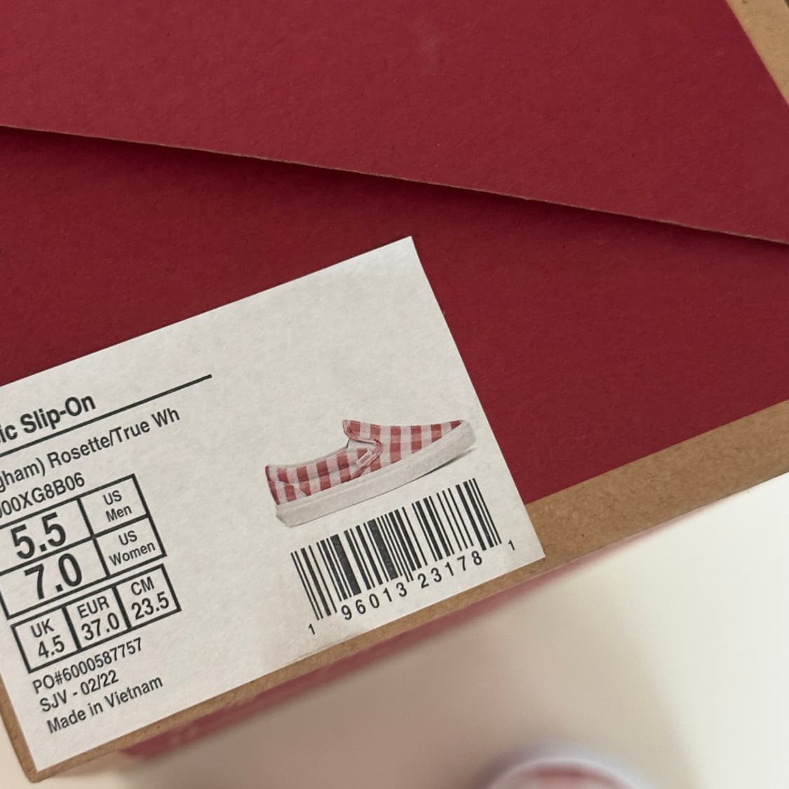 (새상품)반스 슬립온 체커보드 핑크 상품이미지4