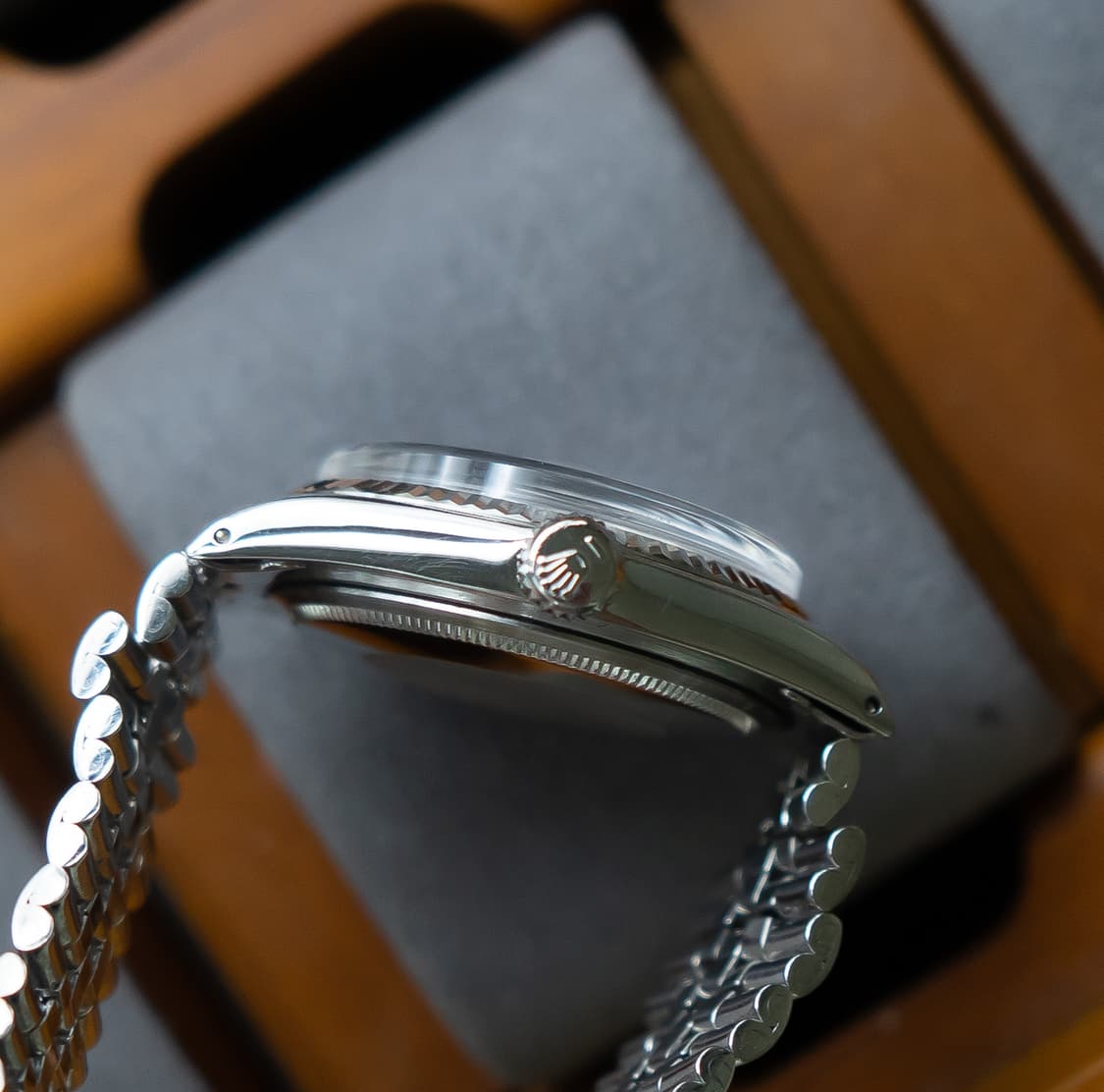 롤렉스 데이저스트 1601 실버 텐포인트 다이아 오토매틱 시계 상품이미지3