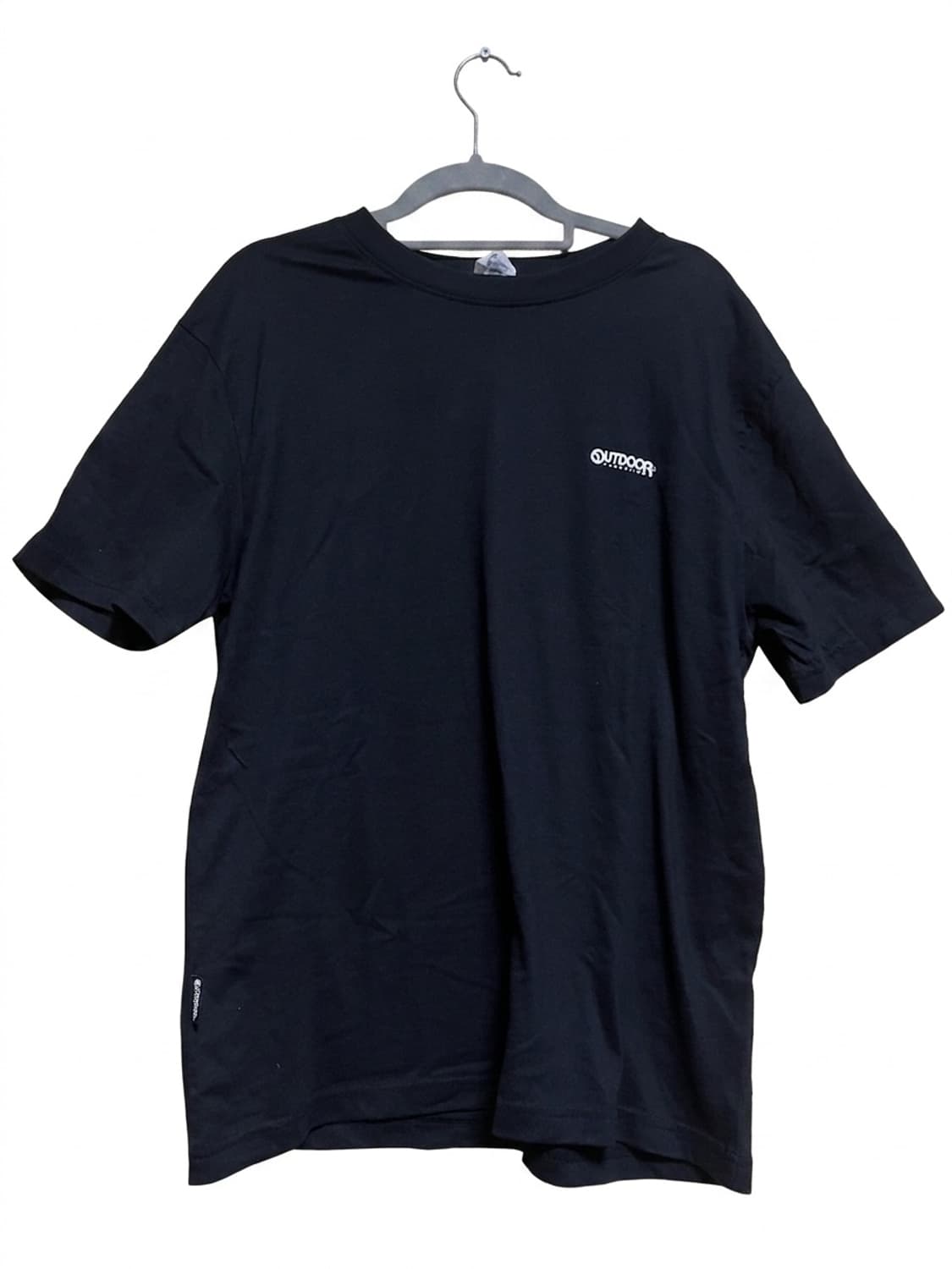  OUTDOOR 블랙 반팔티  상품이미지1