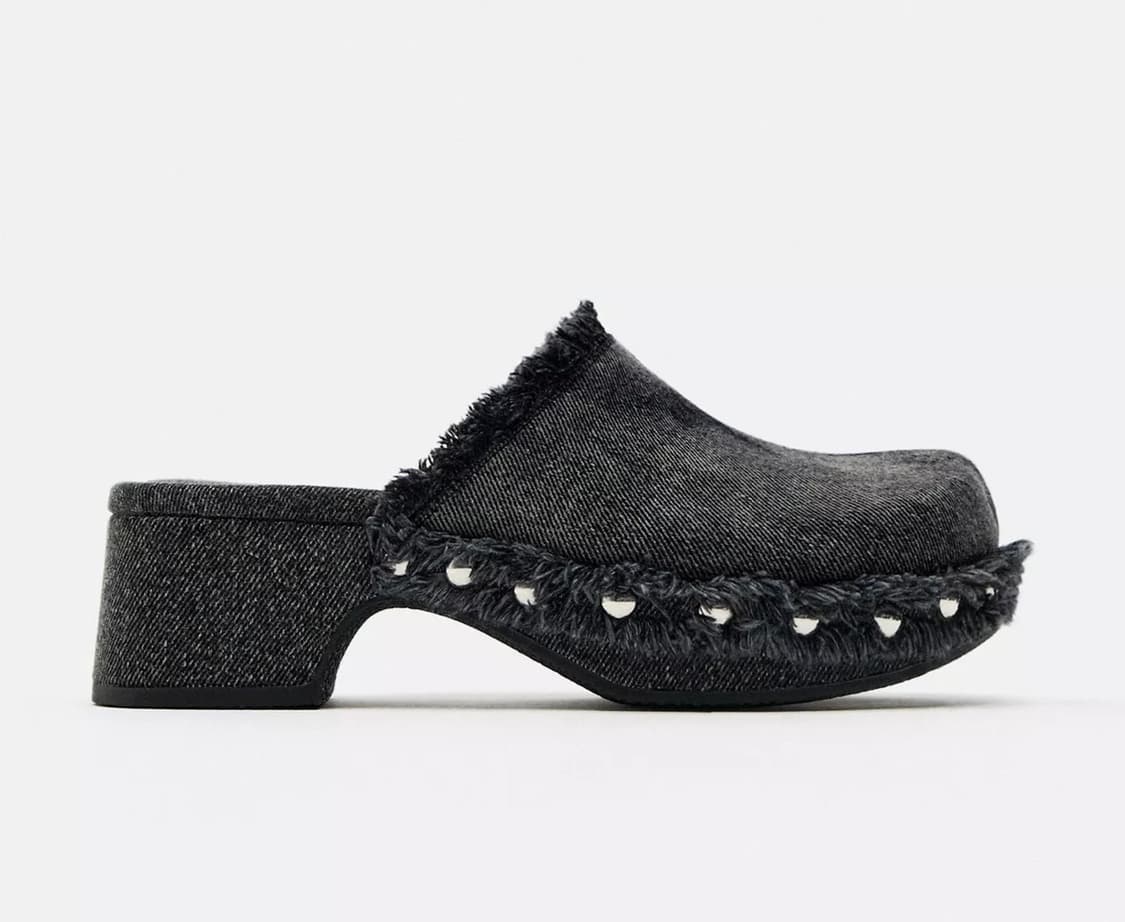 Zara 자라 데님 클로그  상품이미지1