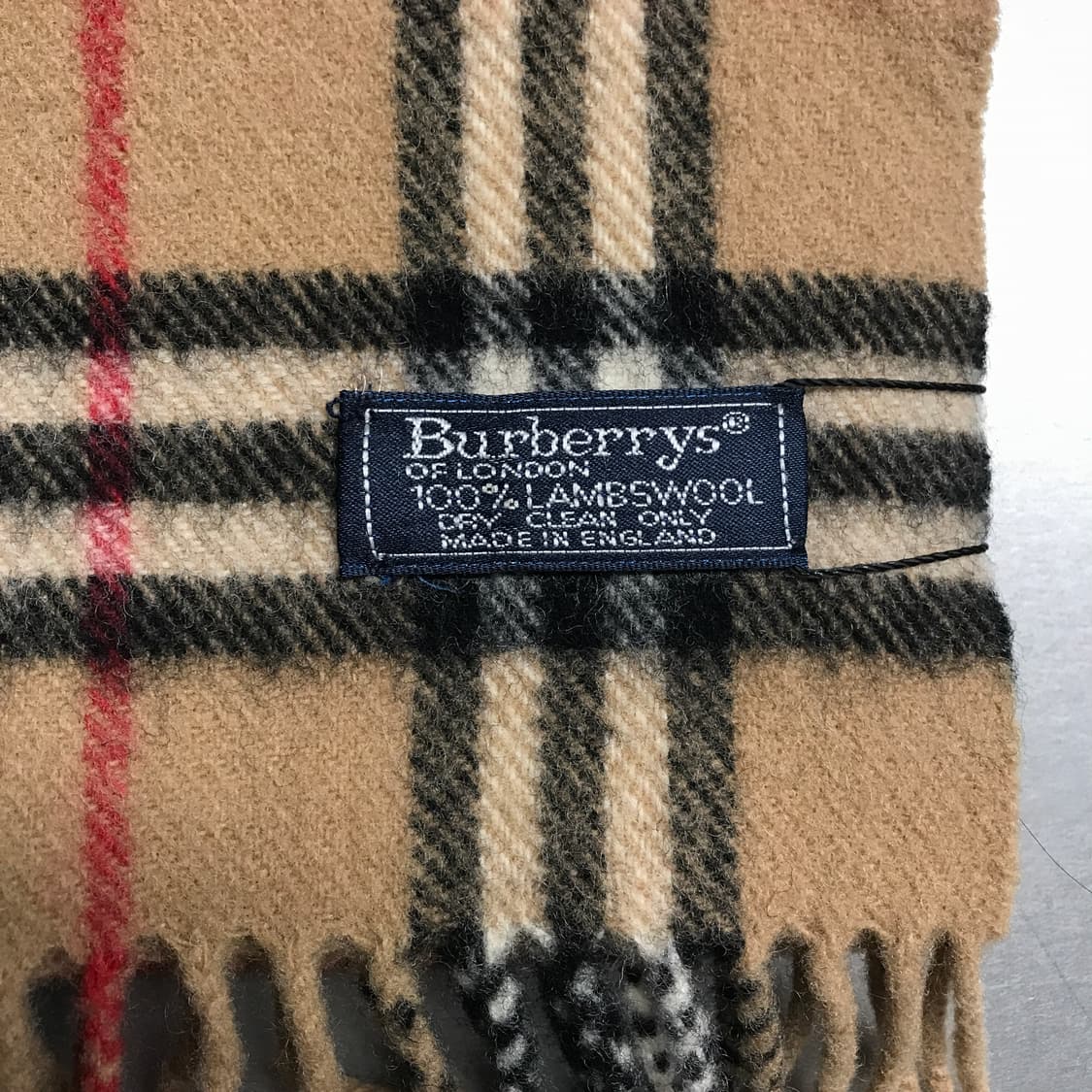 버버리 정품 램스울 머플러 베이지 상품이미지4