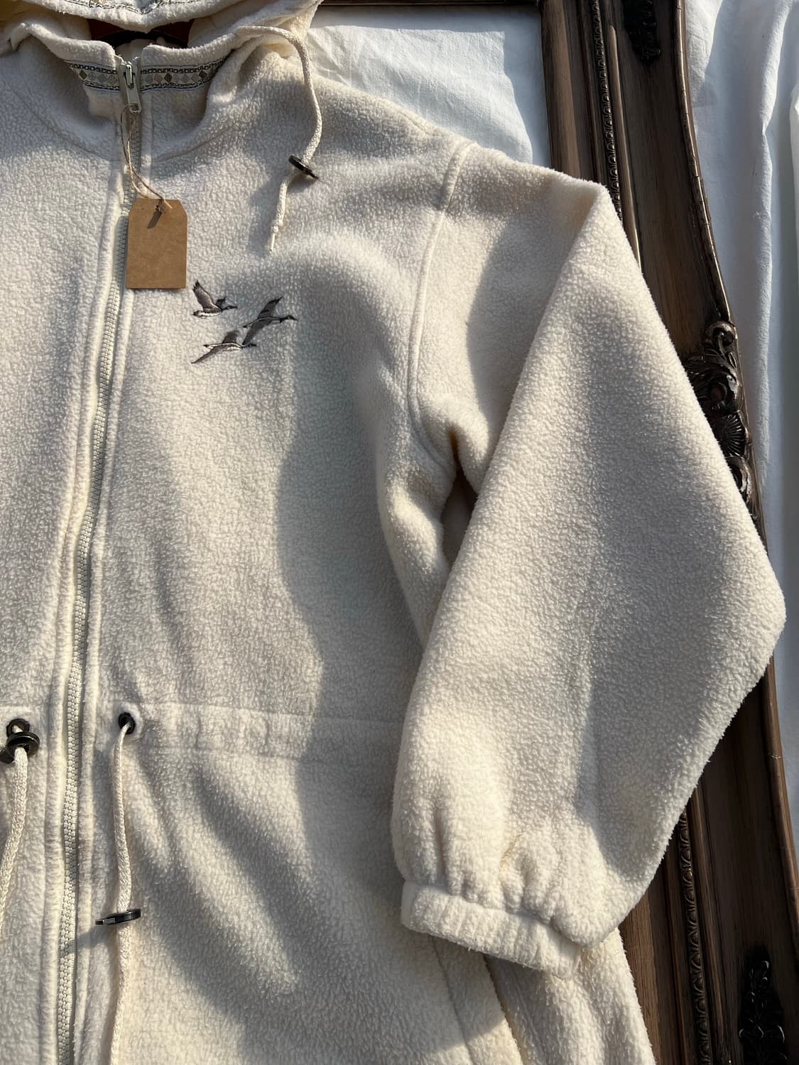 클래식 체크 집업 플리스 자켓 상품이미지3