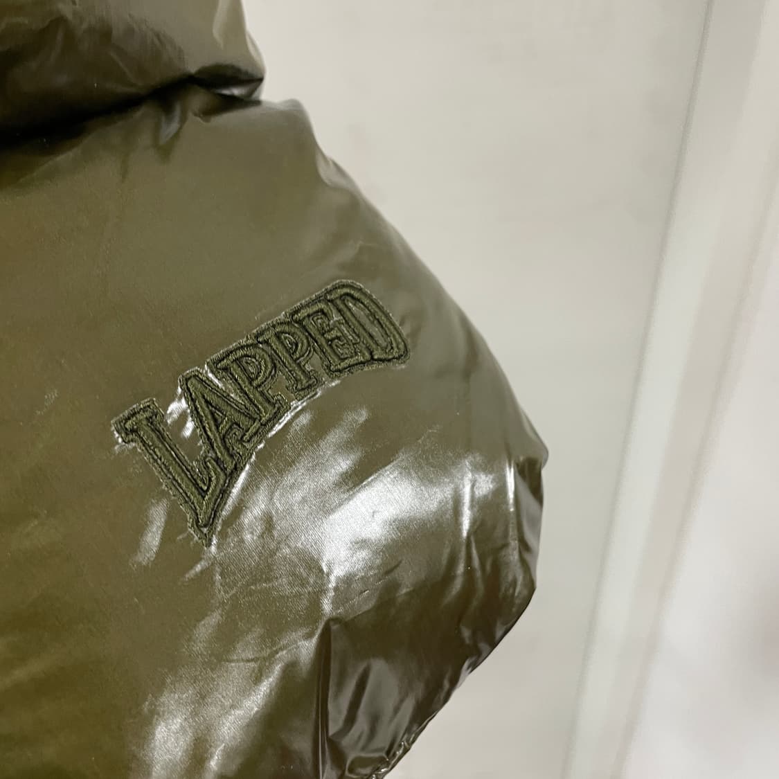 juun.j 후드 패딩 머플러 카키 상품이미지5