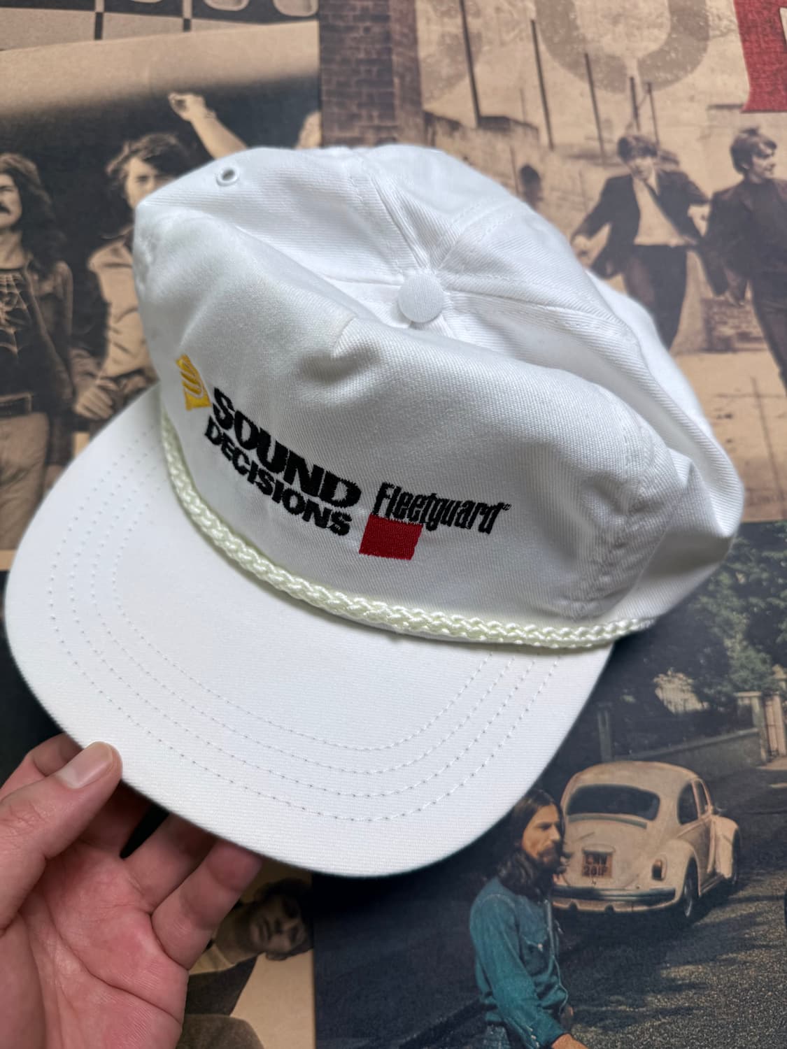 SOUND DECISIONS x Fleetguard 빈티지 화이트 트러커 상품이미지2