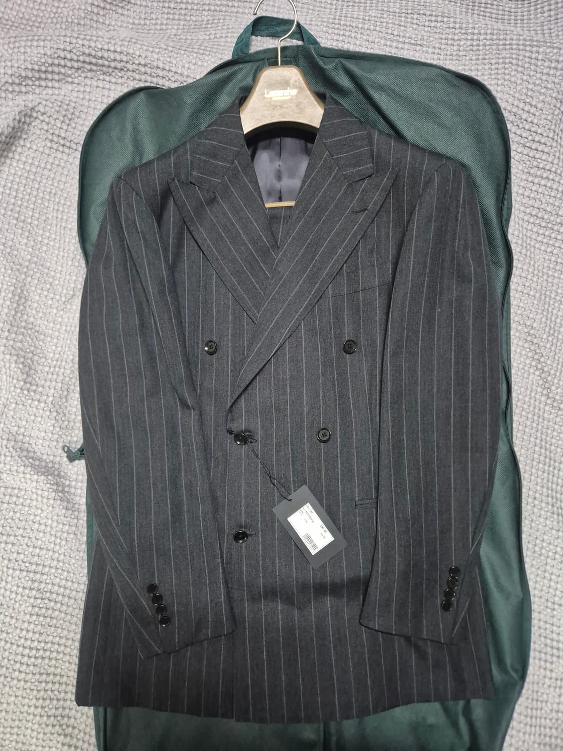 [52]링자켓 라마르쉐 신상 트레블러 스트라이프 더블 수트/아톨리니 상품이미지1