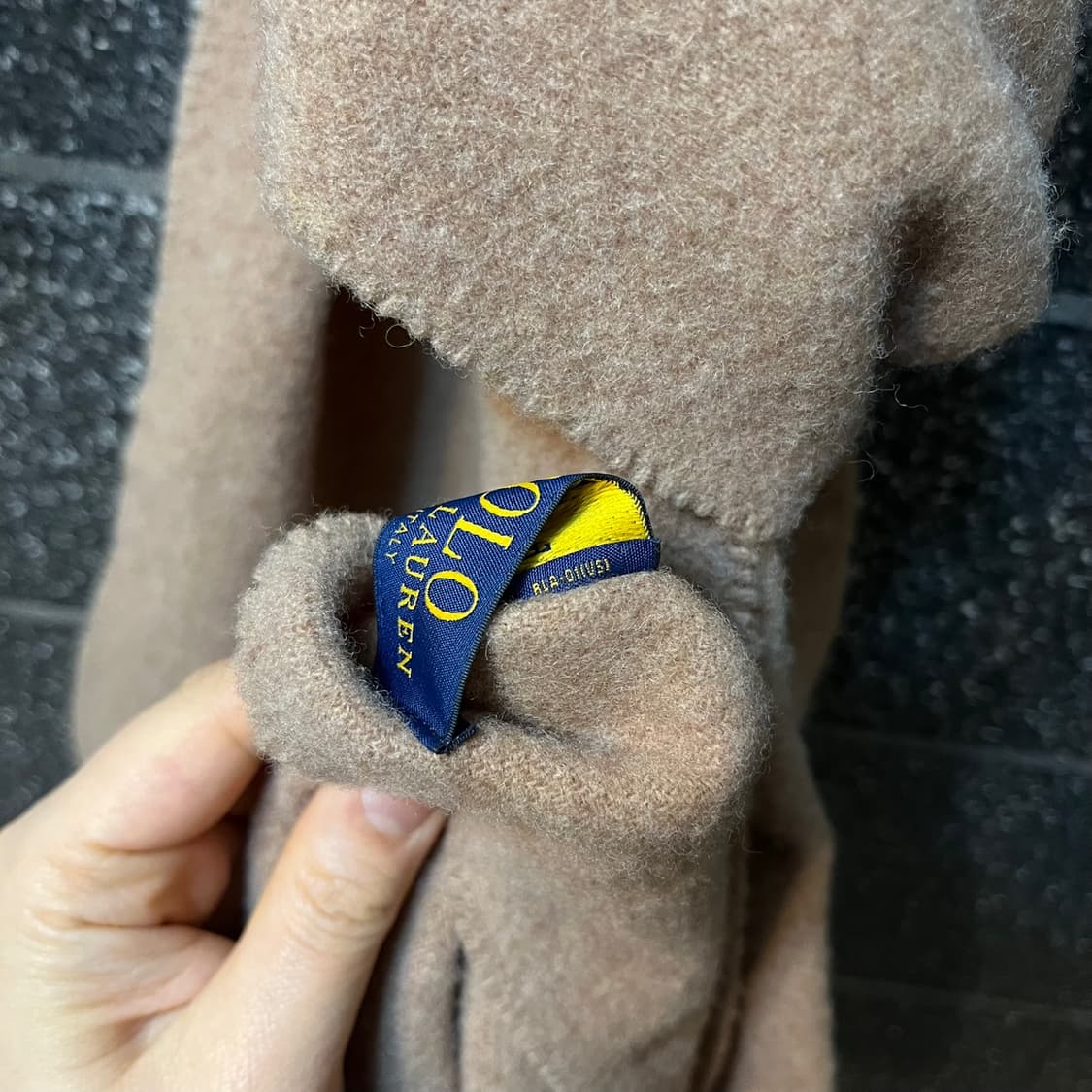 [정품] 폴로 랄프로렌 포니 울 머플러 (카멜/베이지) 목도리 상품이미지5