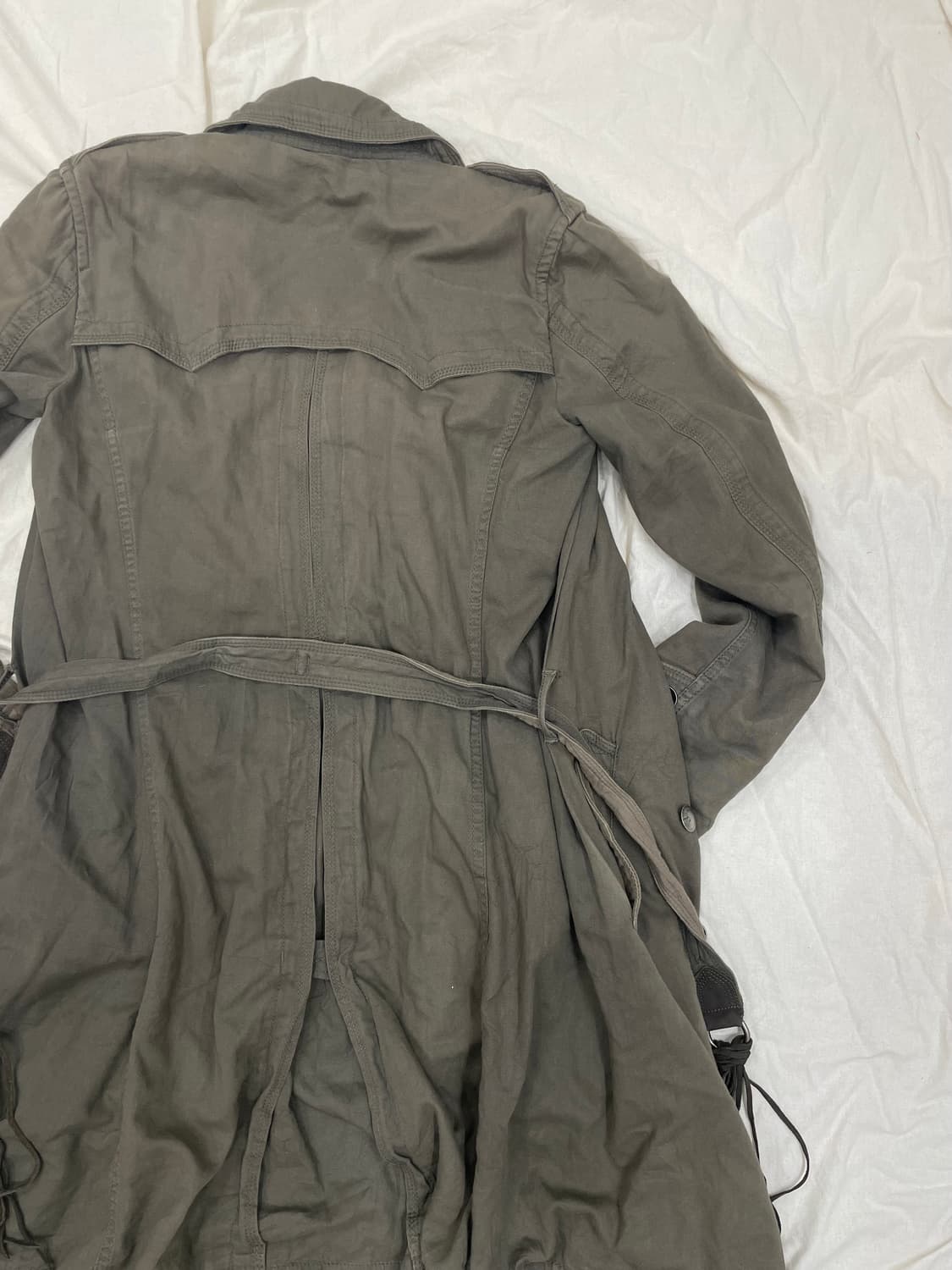 goa 고아 빈티지 밀리터리 모토 웨스턴 트렌치코트 상품이미지8