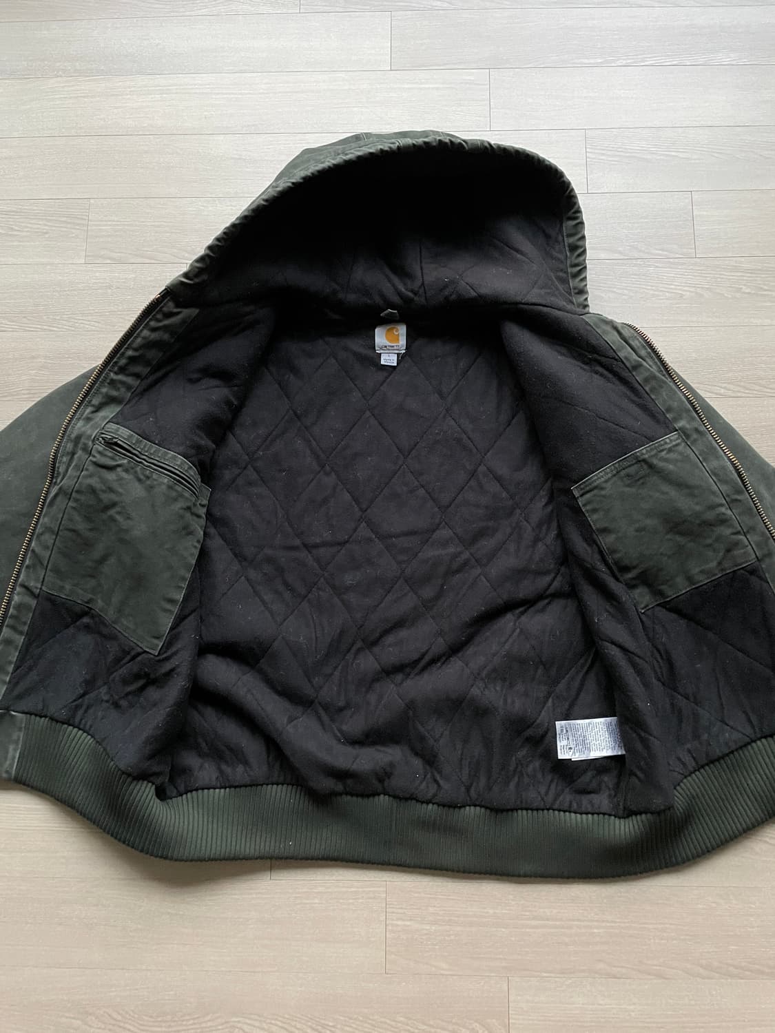 칼하트 j130 mos 모스 액티브 샌드스톤 상품이미지7