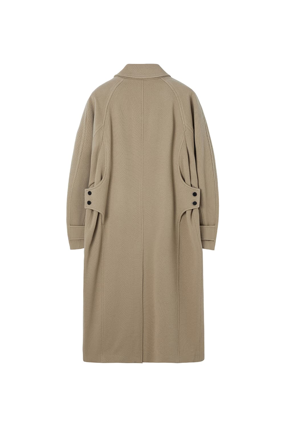 인사일런스 오버사이즈 발마칸 코트 BEIGE 상품이미지4