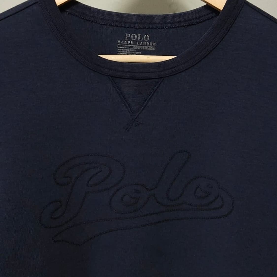 Polo 폴로 랄프로렌 가먼트다잉 네이비 맨투맨 M 상품이미지2