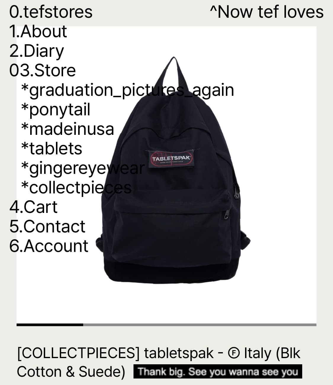 테프스토어X컬렉트피시스 tabletspak -  Italy (Blk Co 상품이미지1