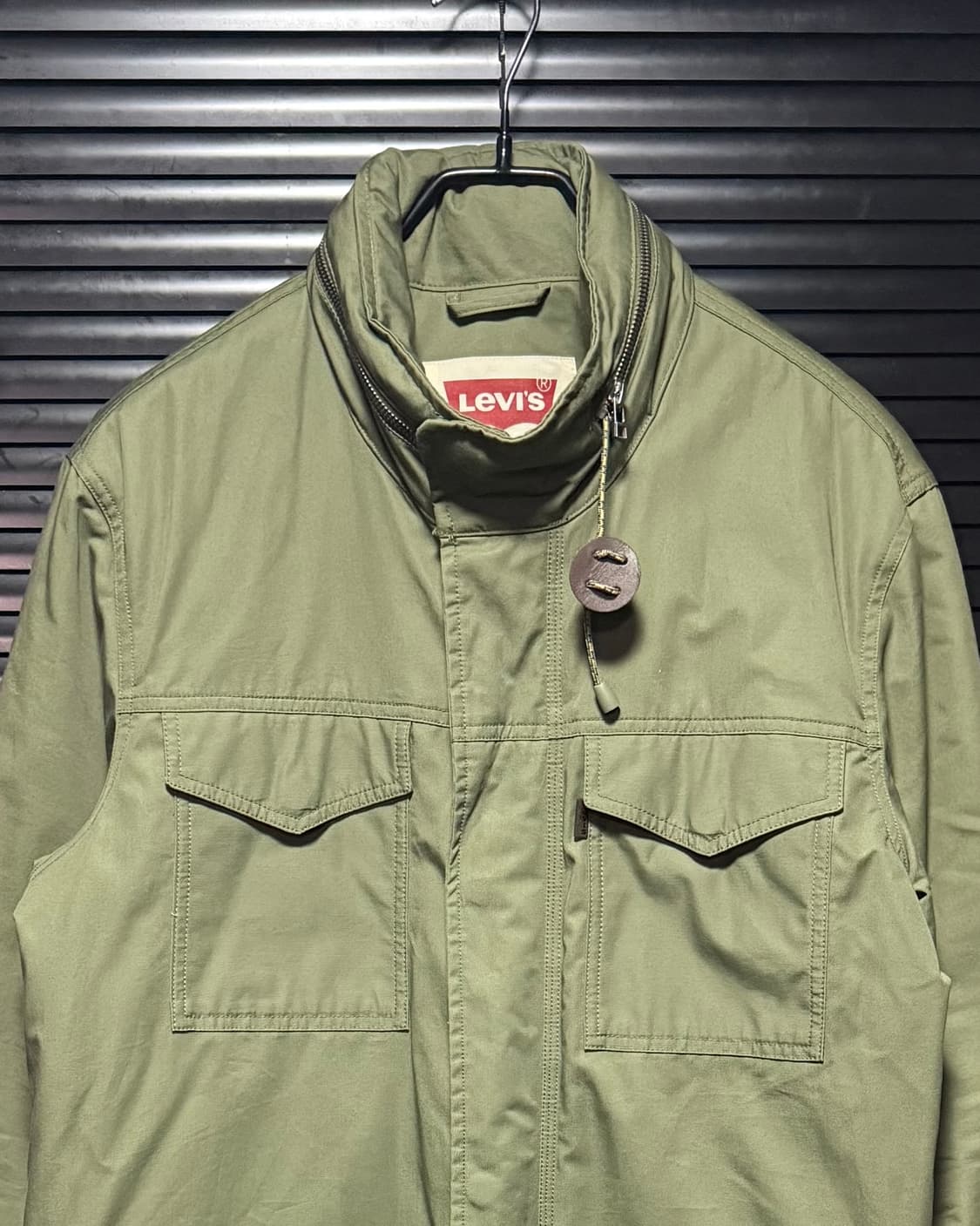 리바이스 패드디 야상 개파카 사파리 헌팅 필드 자켓 국방색 멀티 포켓  상품이미지3