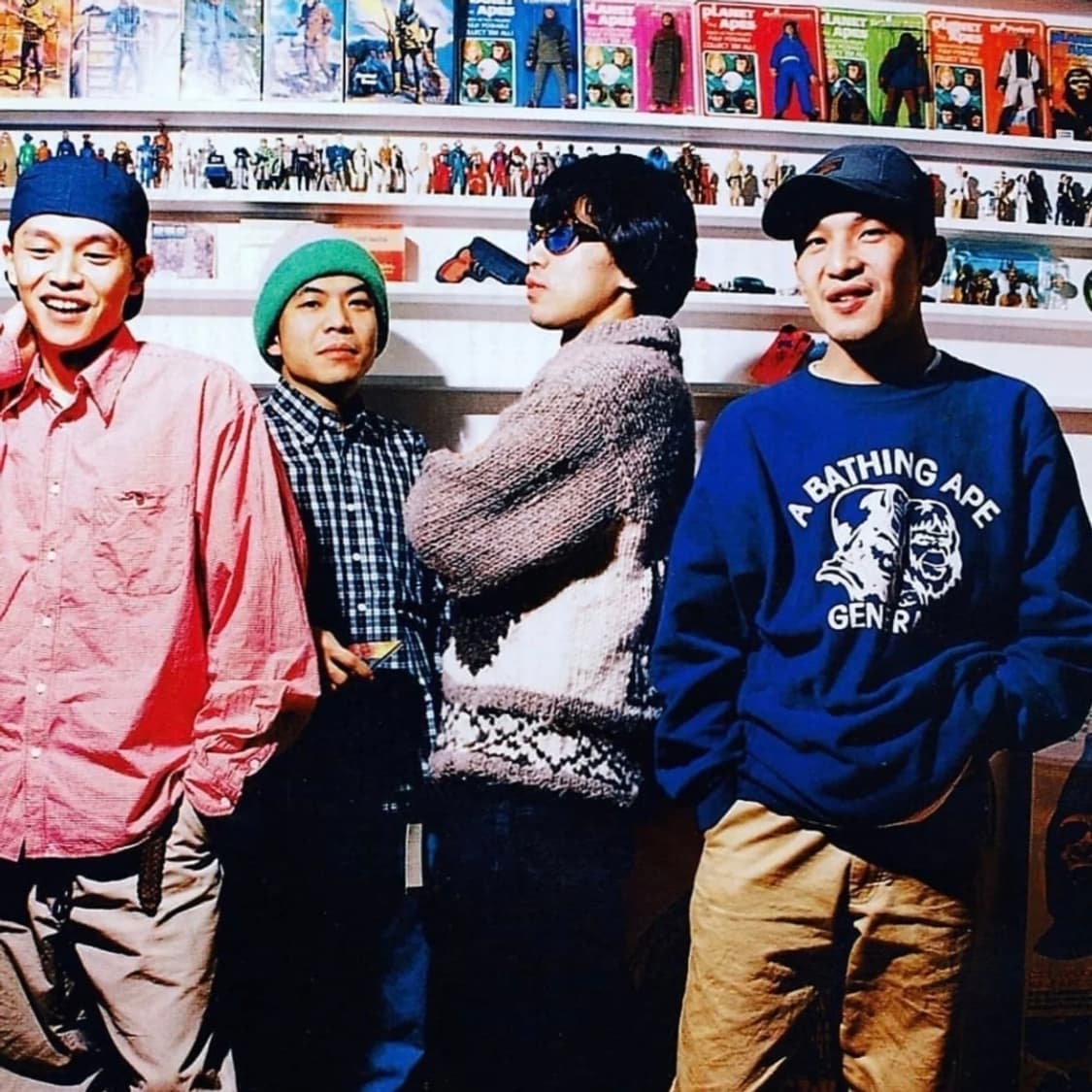 (희귀)베이프 11A/W 니고 아카이브 코위찬 니트집업 XL 정품 상품이미지5