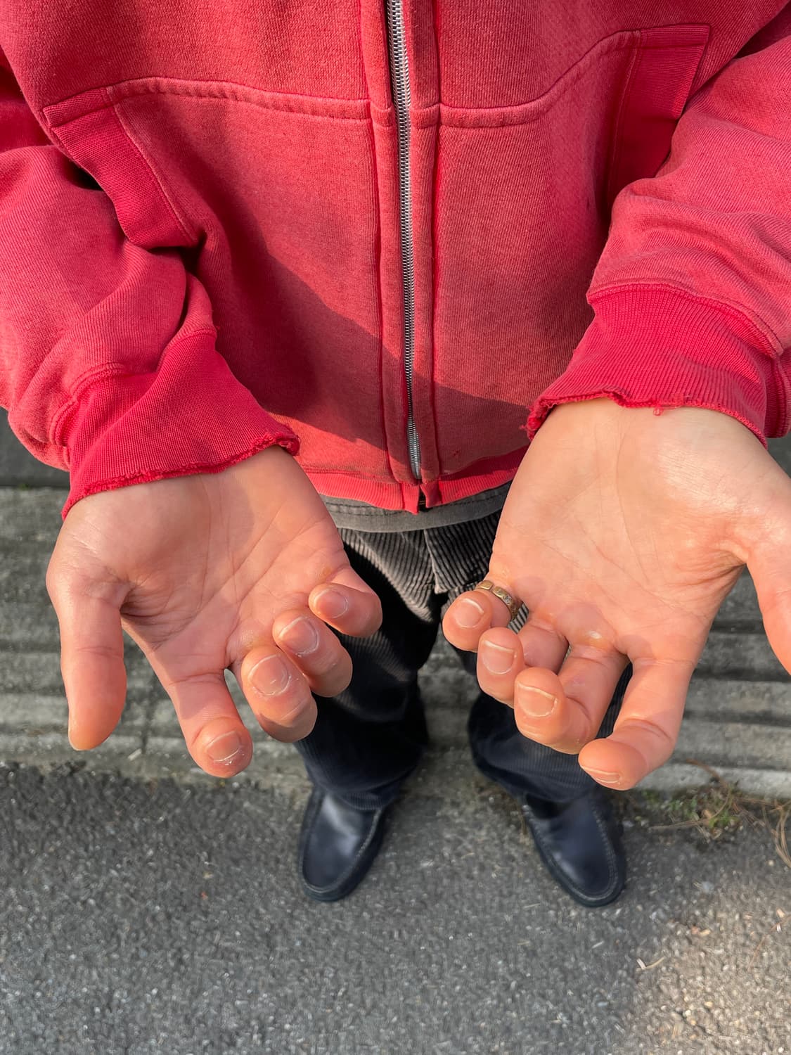 70-80s Russell Faded Red 50/50 Hood zip 상품이미지5