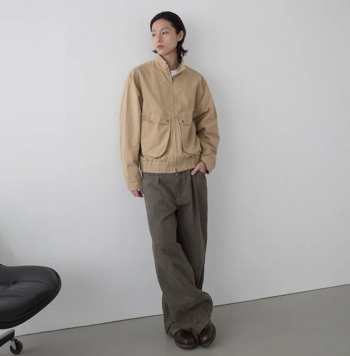 INKNOTS 브라운 코튼 팬츠 치노팬츠  상품이미지2