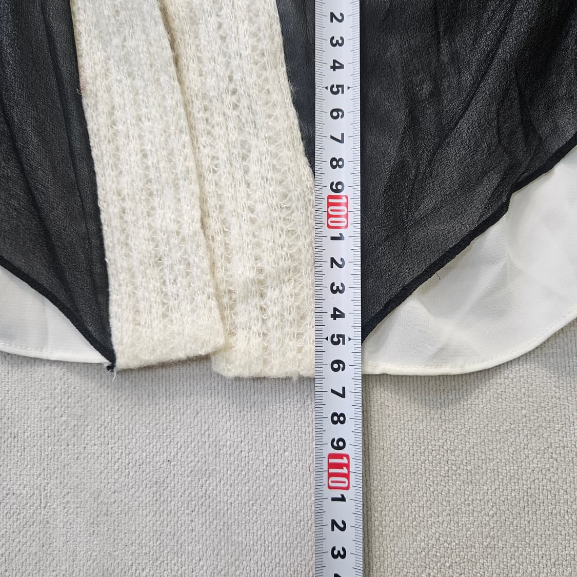 실측확인 빈티지 여성 고급 롱 가디건 0401Y 상품이미지6