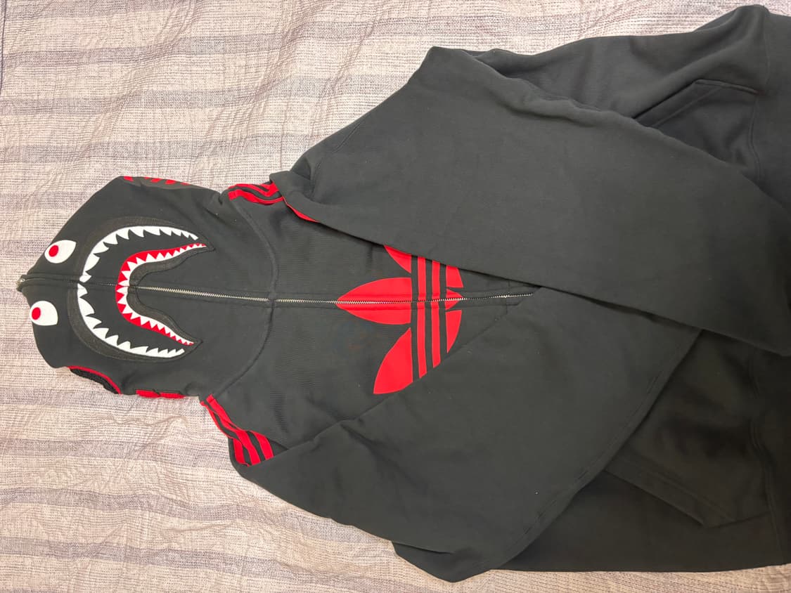 bape 베이프X아디다스 후드집업 3XL XXXL 팝니다. 상품이미지8