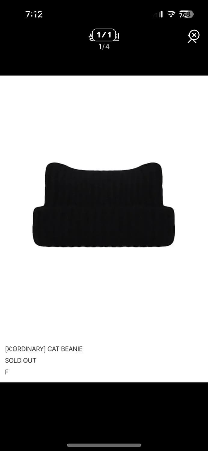 엑스 오디너리 캣비니 새상품 상품이미지1