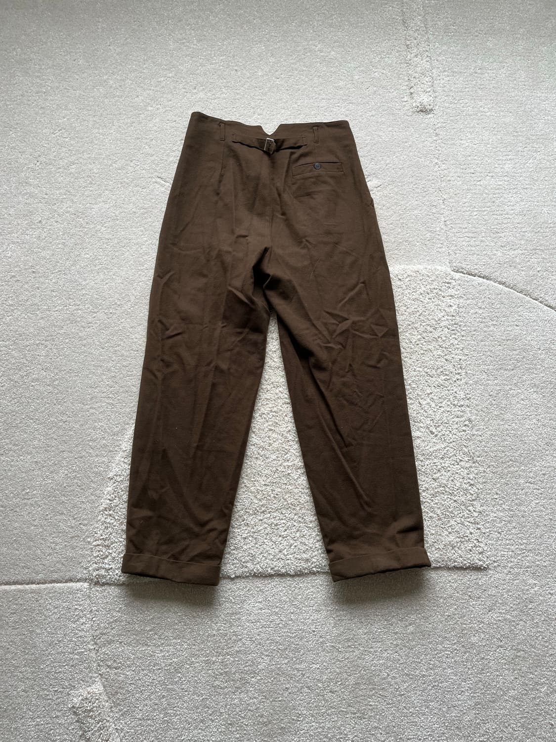 80s 유로피안 울 캐시미어 드레스 워크팬츠 (31-32) 상품이미지5