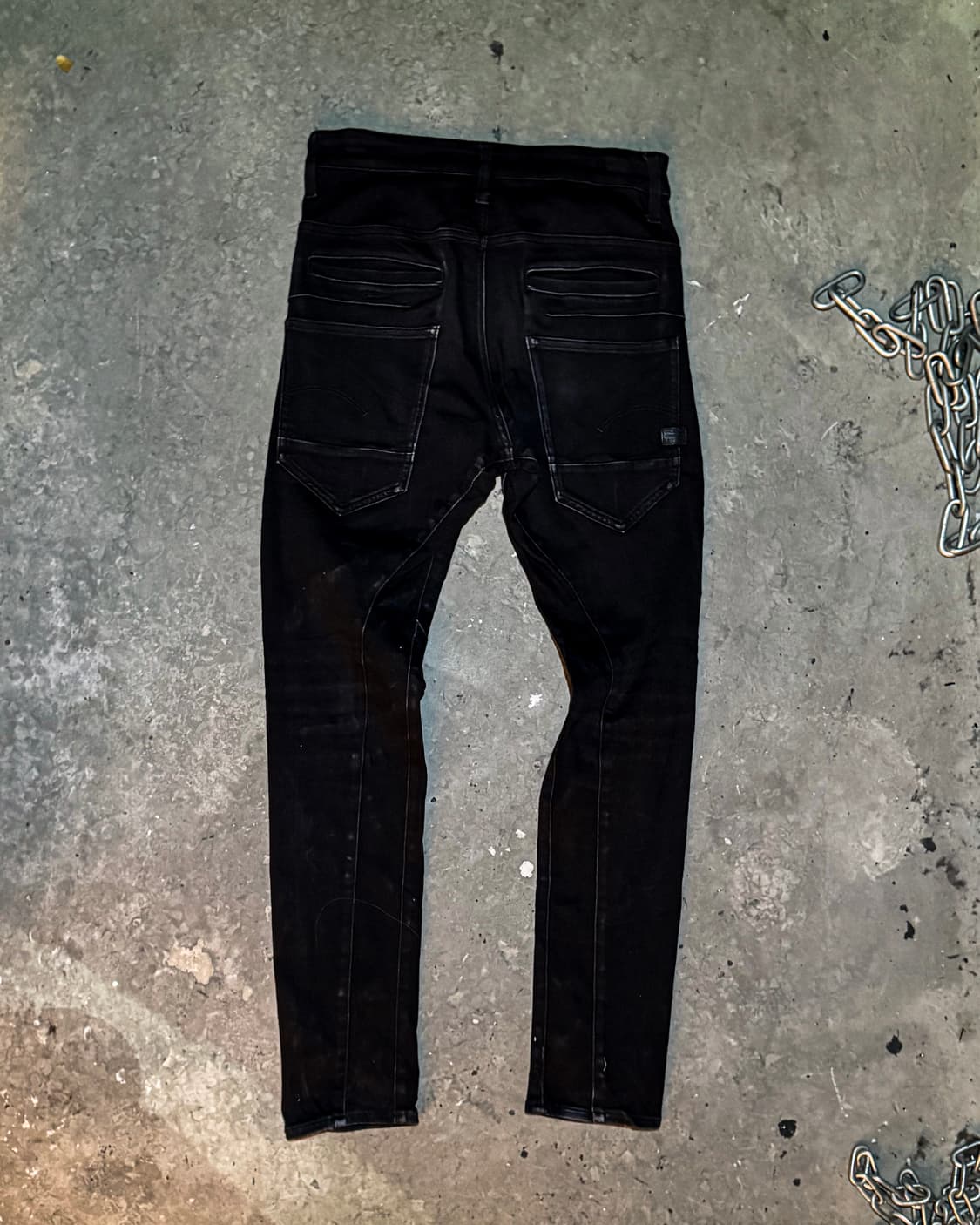 G-STAR – R D-STAQ Skinny Black Denim  상품이미지5