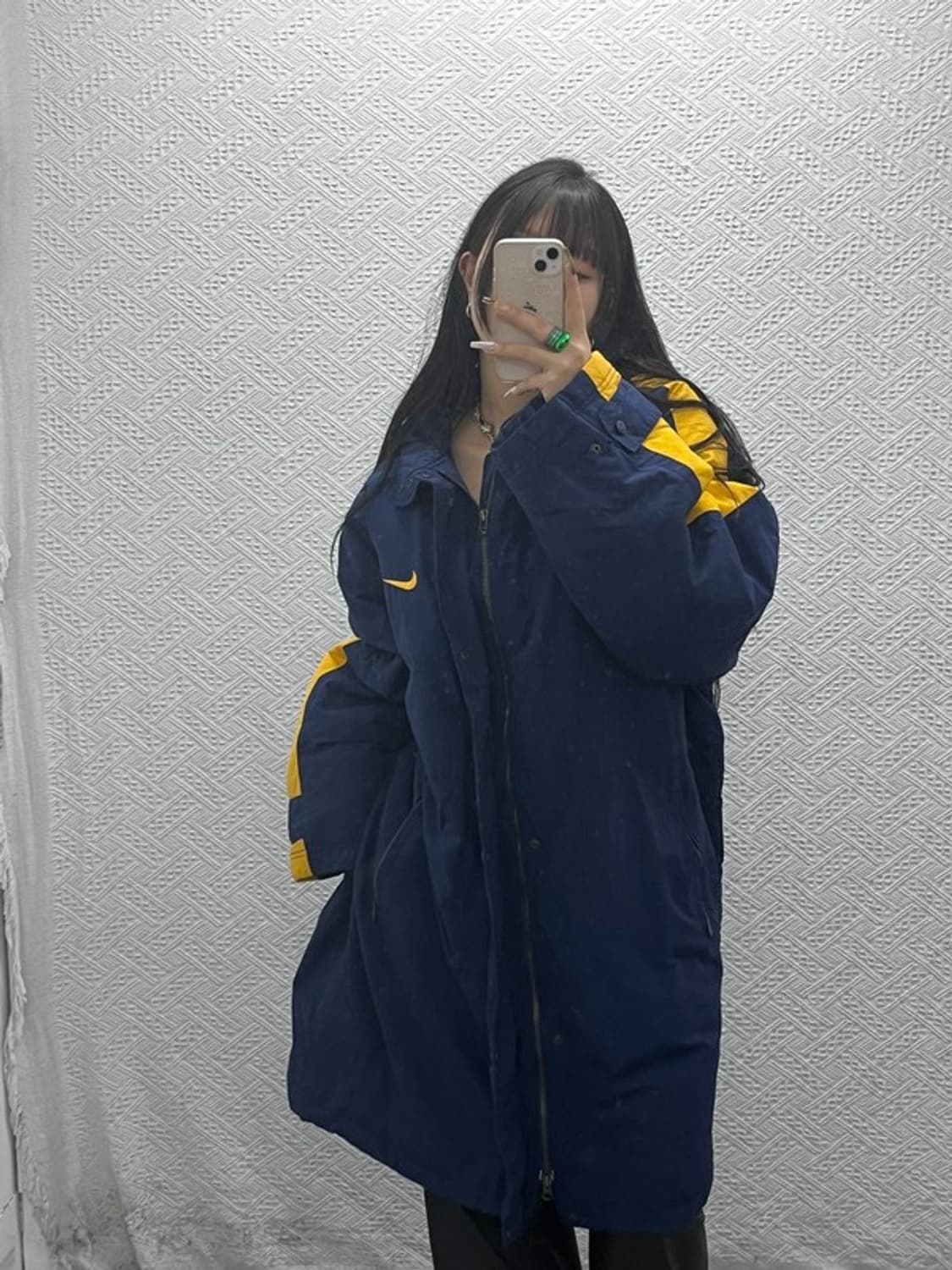 나이키 올드스쿨 레트로 90's 돕바 롱패딩 110 C08005 상품이미지2