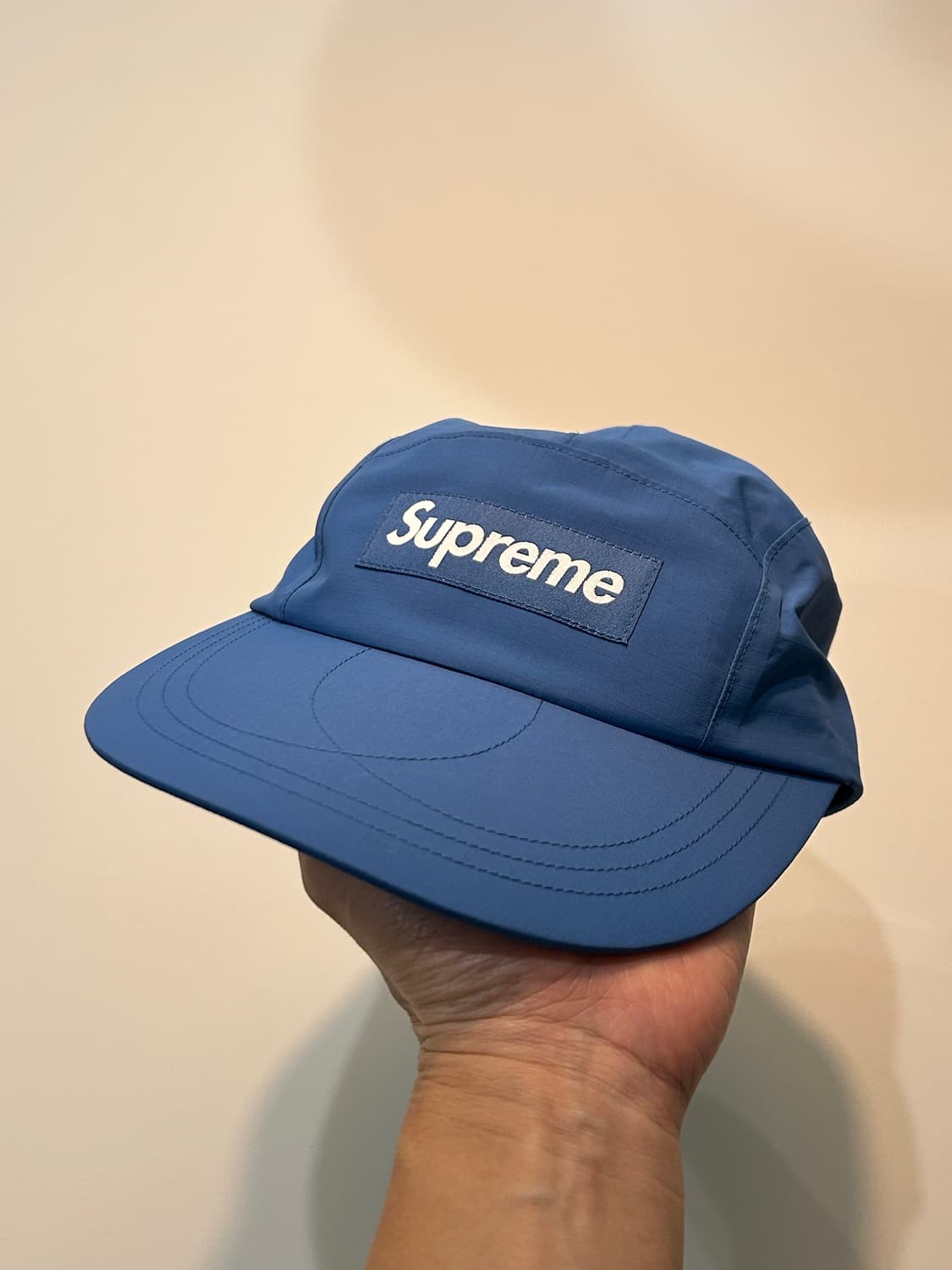 Superme 슈프림 고어텍스 팩라이트 롱 빌 캠프캡 블루 상품이미지1