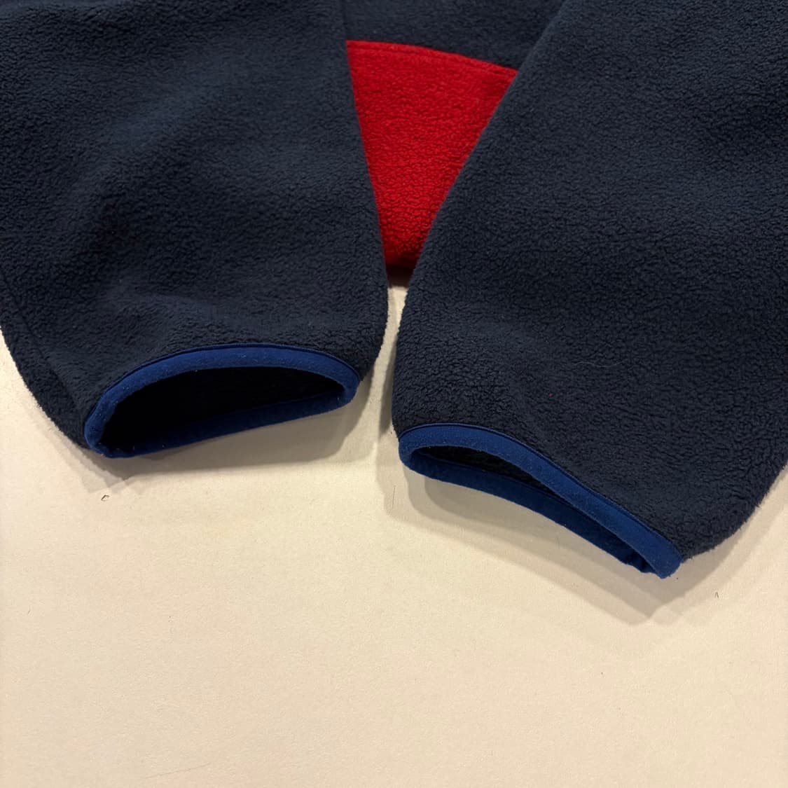 [XL] 파타고니아 신칠라 플리스 풀오버 네이비/레드 후리스 D879 상품이미지5